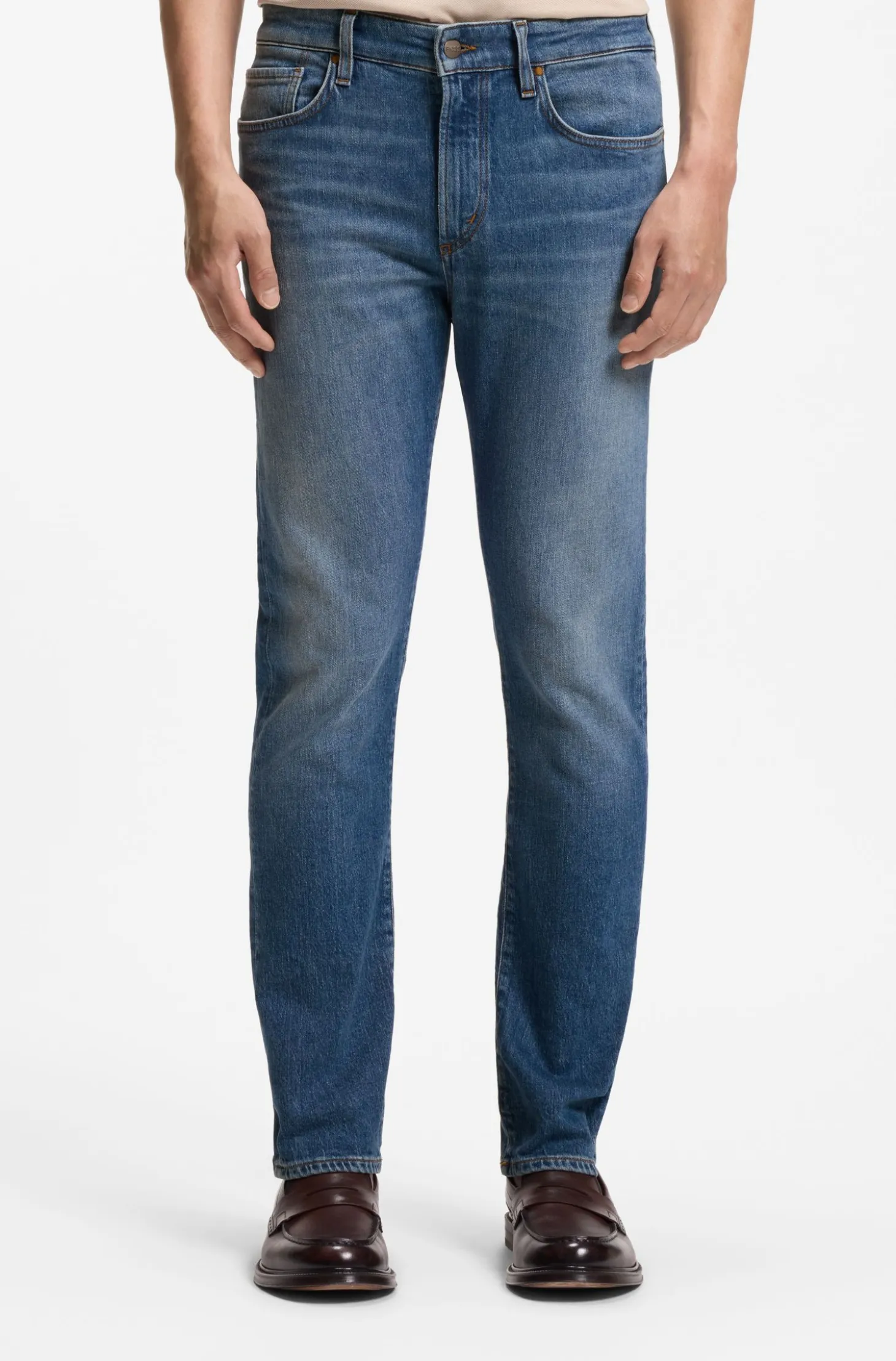 Slim-fit jeans in soft stretch denim