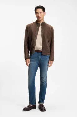 Slim-fit jeans in soft stretch denim