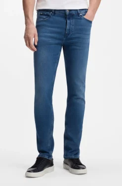 Slim-fit jeans in super-soft stretch denim