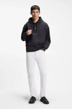Slim-fit jeans in white stretch denim