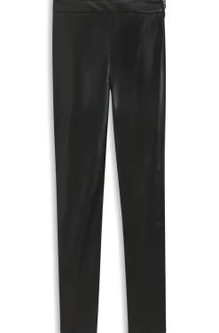 Slim-fit leggings in faux leather