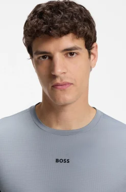 Slim-fit performance T-shirt with logo