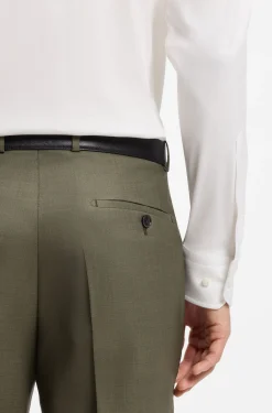 Slim-fit shirt in an Italian-made cotton blend