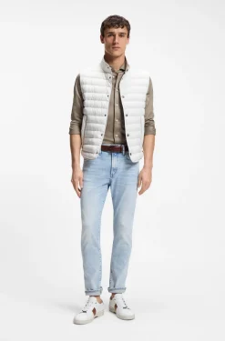 Slim-fit shirt in cotton jersey