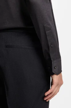 Slim-fit shirt in Italian-made cotton
