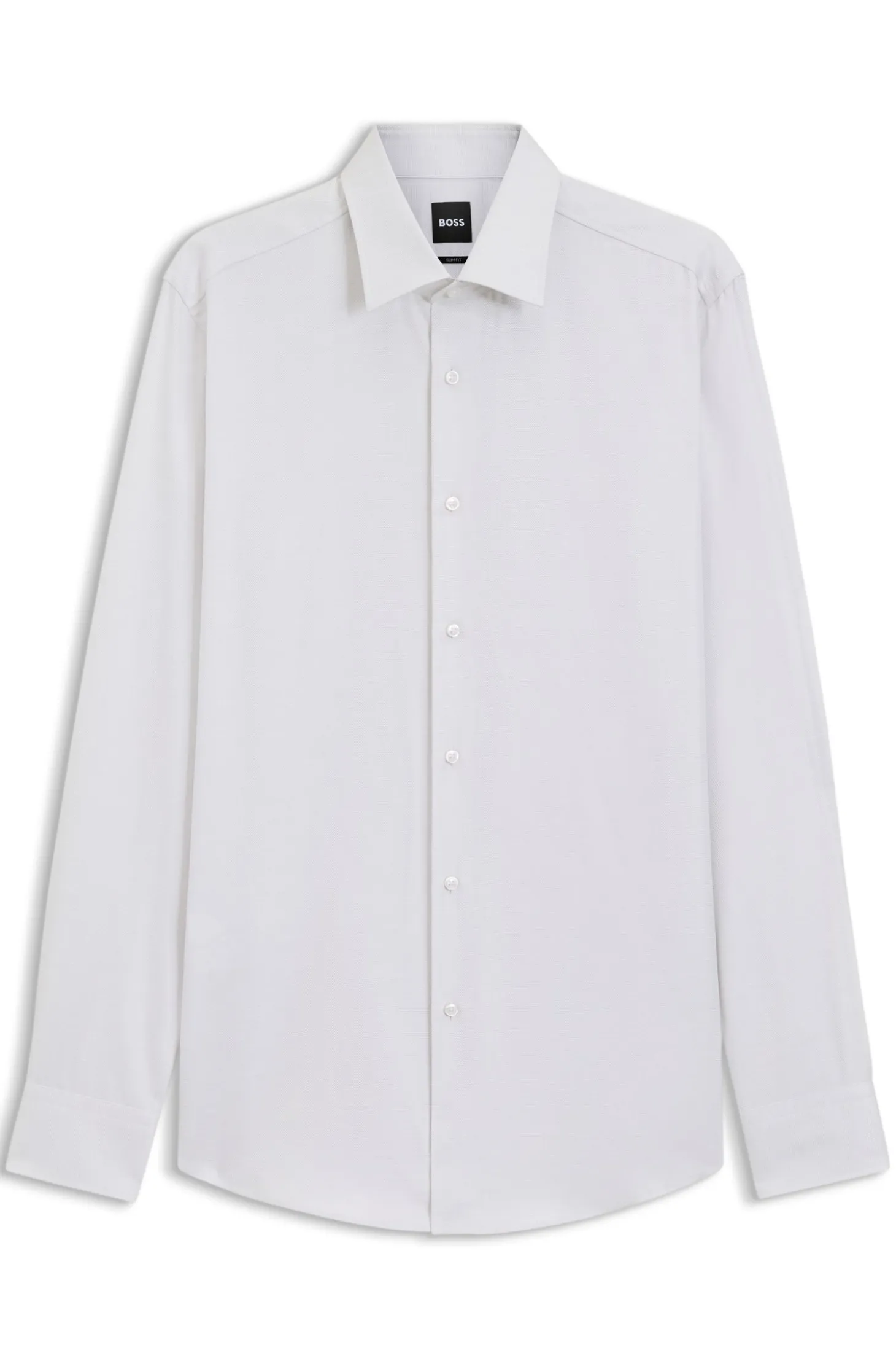 Slim-fit shirt in refined Italian cotton