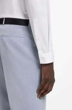 Slim-fit shirt in stretch cotton
