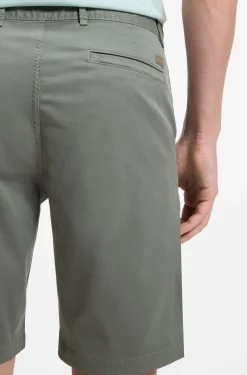 Slim-fit shorts in stretch-cotton twill