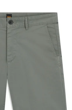 Slim-fit shorts in stretch-cotton twill