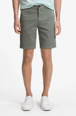Slim-fit shorts in stretch-cotton twill