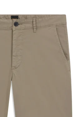 Slim-fit shorts in stretch-cotton twill