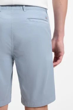 Slim-fit shorts in stretch-cotton twill