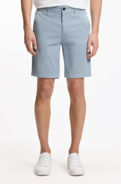 Slim-fit shorts in stretch-cotton twill