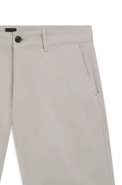 Slim-fit shorts in stretch-cotton twill