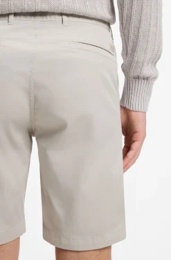 Slim-fit shorts in stretch-cotton twill