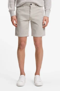 Slim-fit shorts in stretch-cotton twill