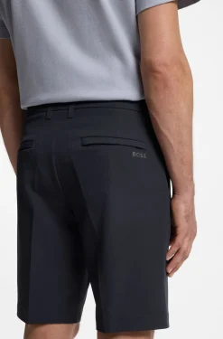 Slim-fit shorts in water-repellent stretch fabric