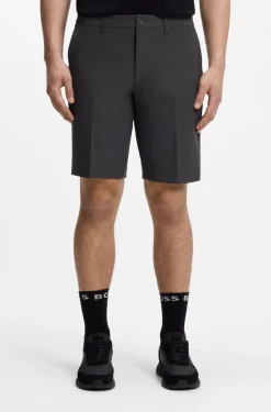 Slim-fit shorts in water-repellent stretch fabric