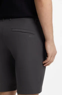 Slim-fit shorts in water-repellent stretch fabric