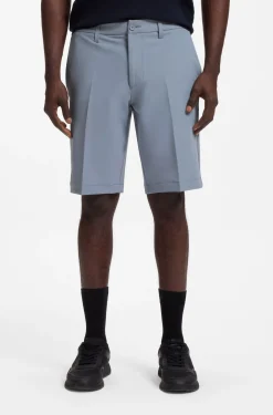 Slim-fit shorts in water-repellent stretch fabric