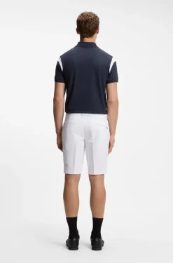 Slim-fit shorts in water-repellent stretch fabric