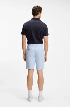 Slim-fit shorts in water-repellent stretch fabric