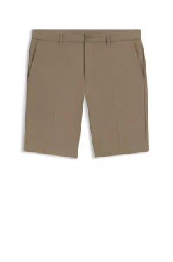 Slim-fit shorts in water-repellent stretch fabric