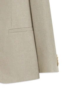 Slim-fit suit in linen twill