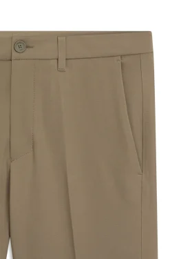 Slim-fit technical trousers with four-way stretch