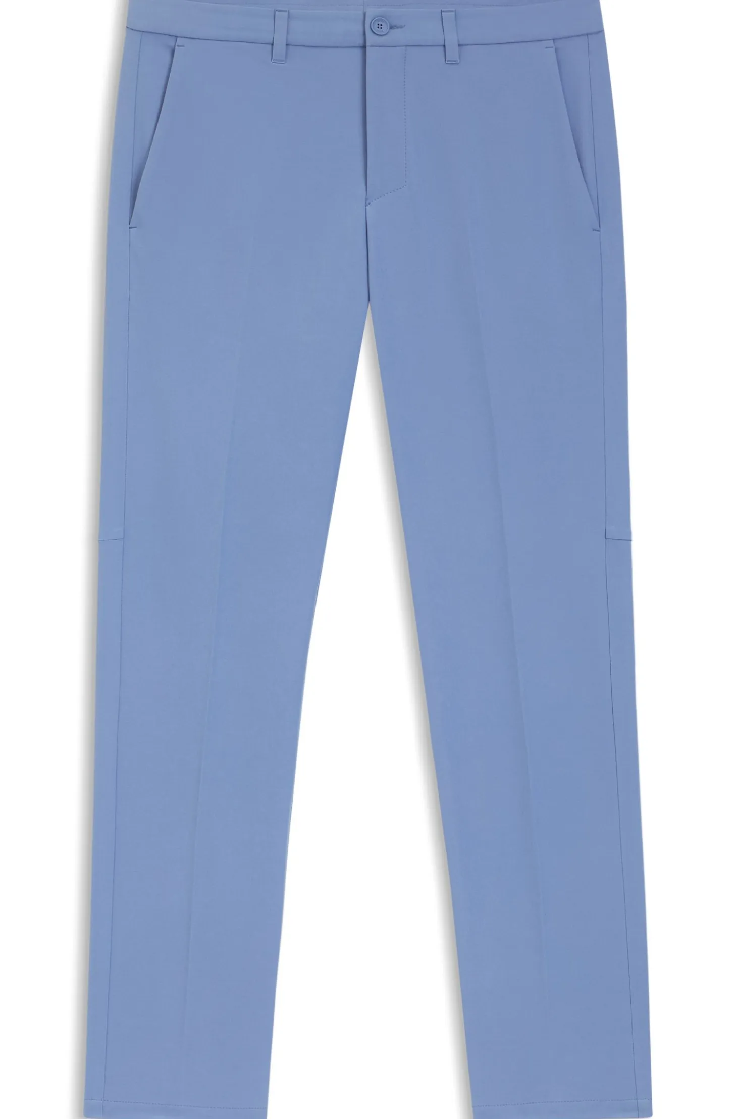 Slim-fit technical trousers with four-way stretch