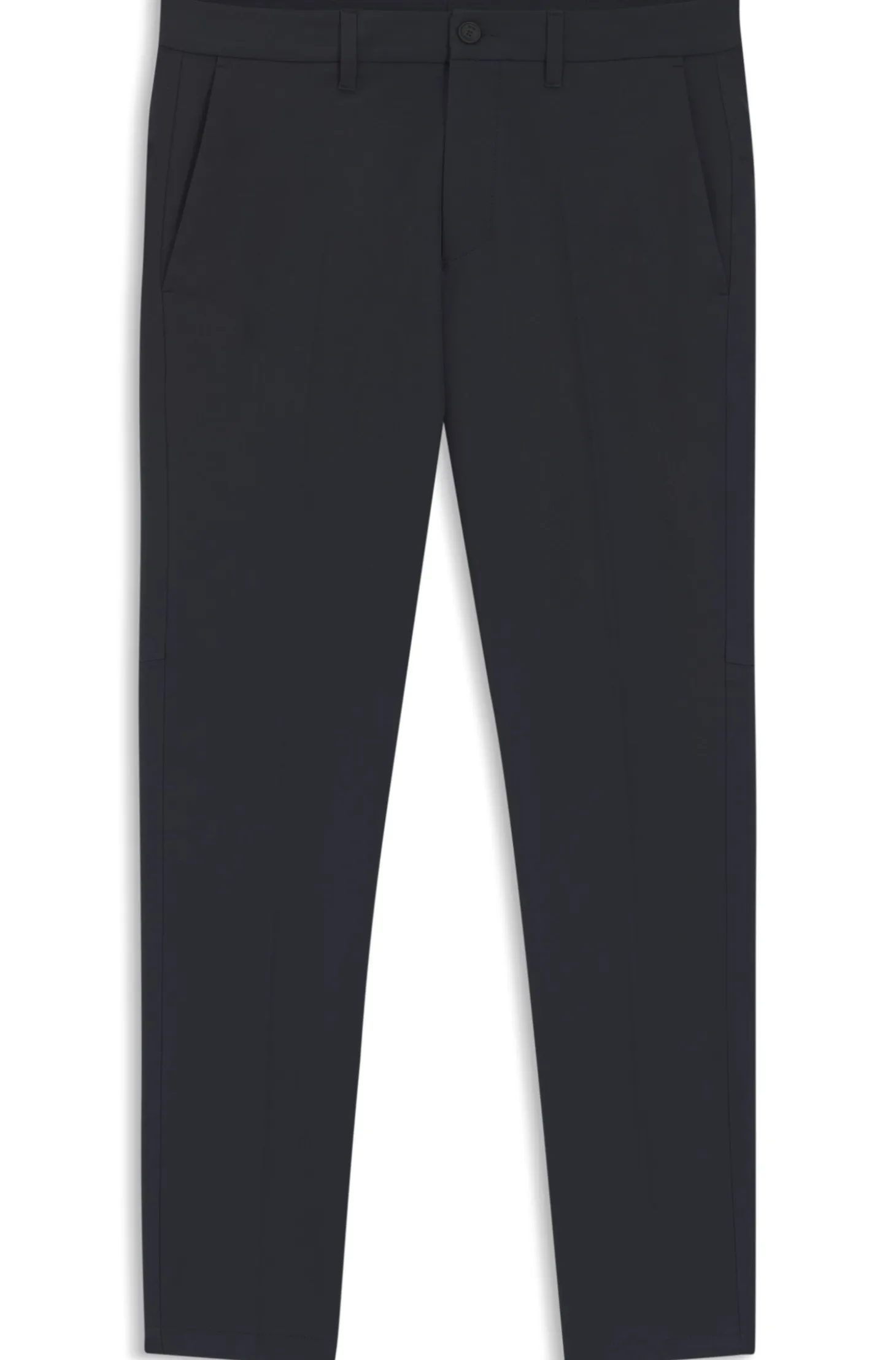 Slim-fit technical trousers with four-way stretch