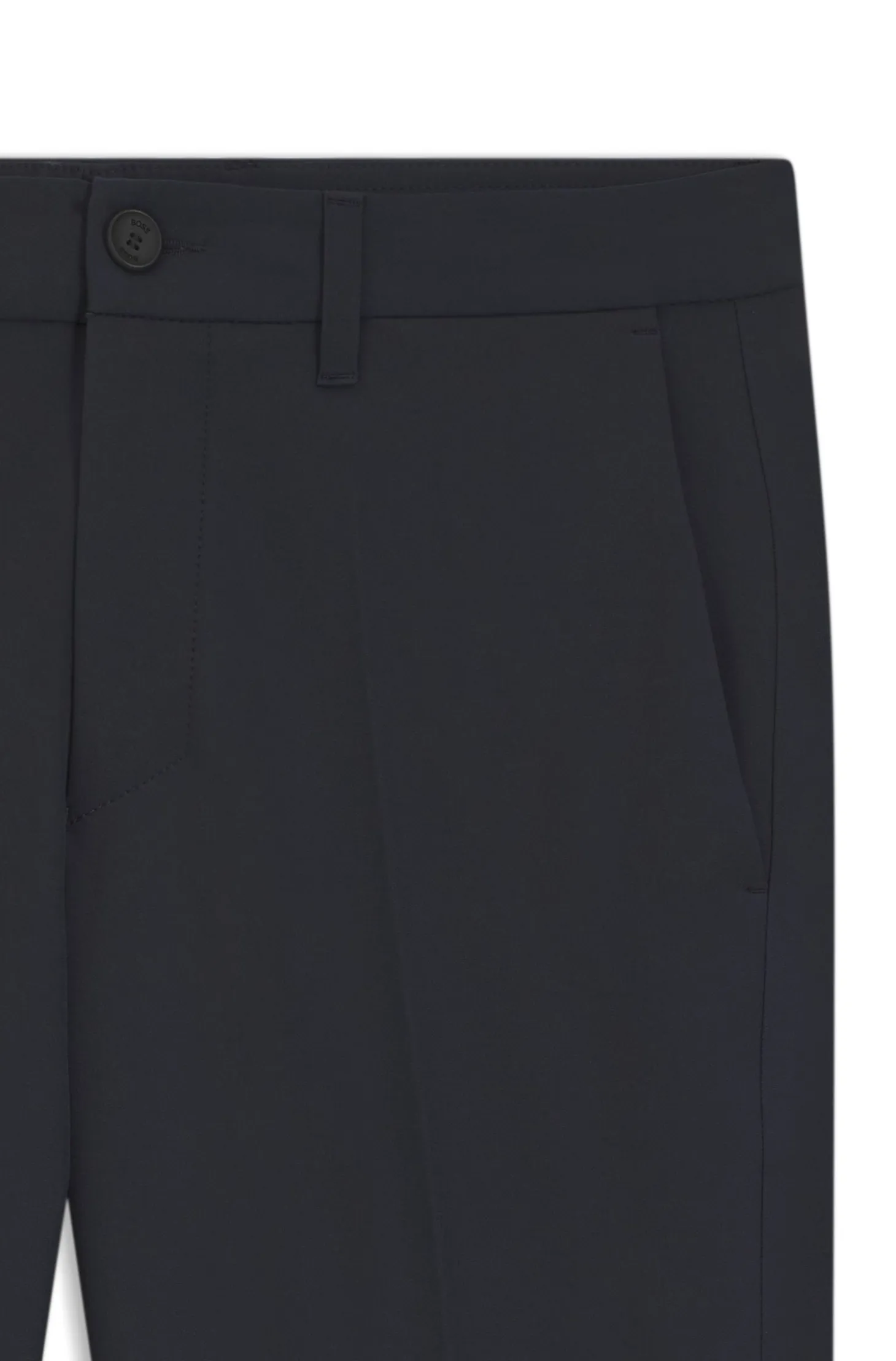 Slim-fit technical trousers with four-way stretch