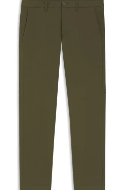 Slim-fit technical trousers with four-way stretch