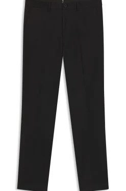 Slim-fit trousers in cotton, cashmere and stretch