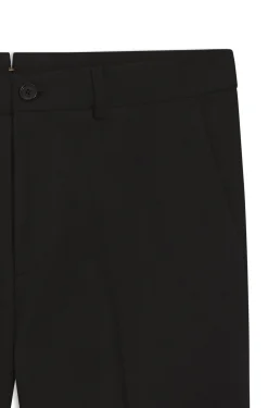 Slim-fit trousers in cotton, cashmere and stretch