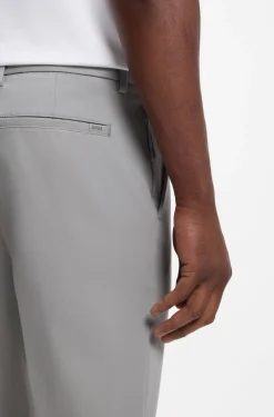 Slim-fit trousers in four-way stretch fabric