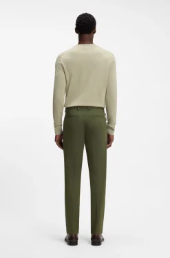 Slim-fit trousers in four-way stretch fabric