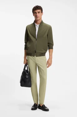 Slim-fit trousers in four-way stretch fabric