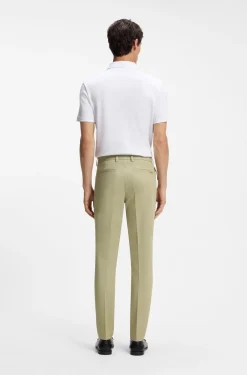 Slim-fit trousers in four-way stretch fabric