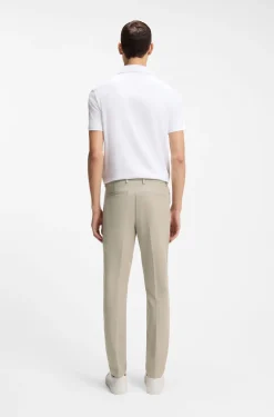 Slim-fit trousers in four-way stretch fabric