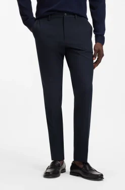 Slim-fit trousers in four-way stretch fabric