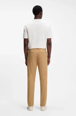 Slim-fit trousers in four-way stretch fabric