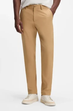 Slim-fit trousers in four-way stretch fabric