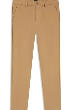 Slim-fit trousers in four-way stretch fabric