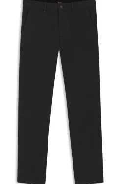 Slim-fit trousers in overdyed stretch satin