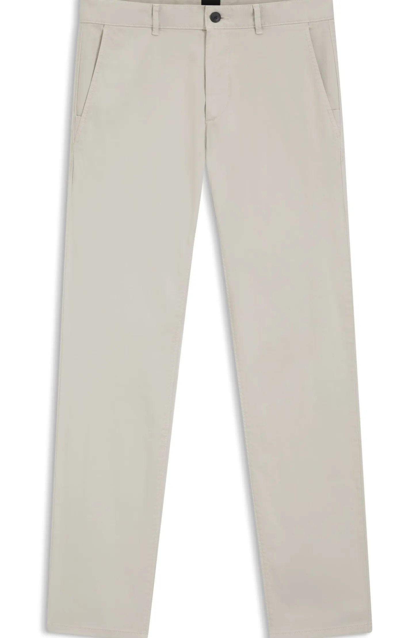 Slim-fit trousers in overdyed stretch satin