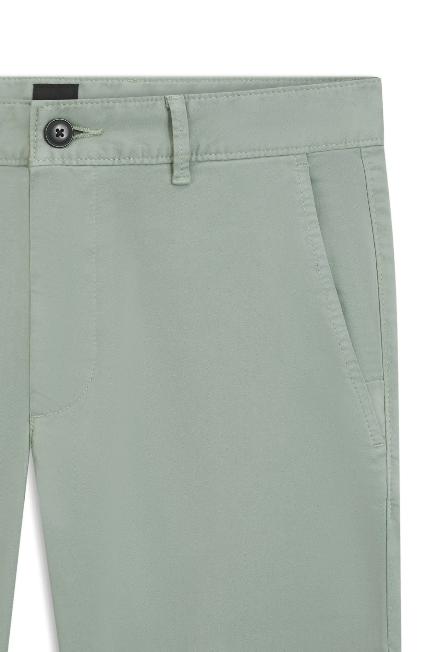 Slim-fit trousers in overdyed stretch satin