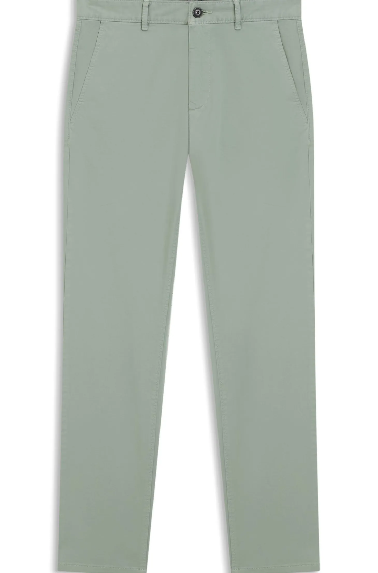 Slim-fit trousers in overdyed stretch satin