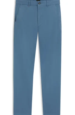 Slim-fit trousers in overdyed stretch satin