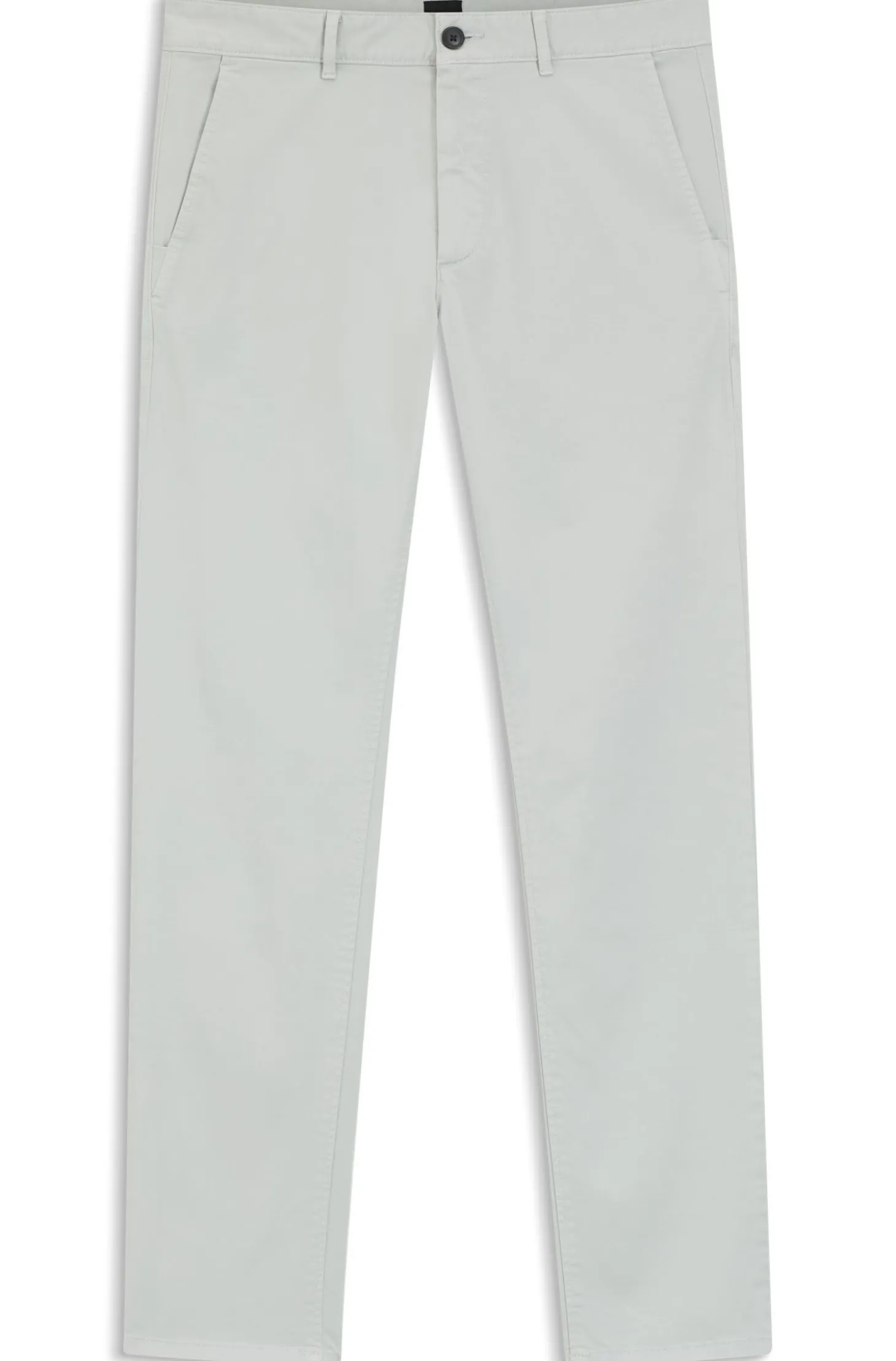 Slim-fit trousers in overdyed stretch satin